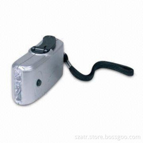 White LED Flashlight, Available in Blue, Red, Black and Silver Colors